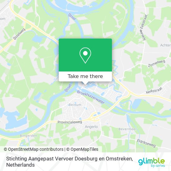 Stichting Aangepast Vervoer Doesburg en Omstreken Karte