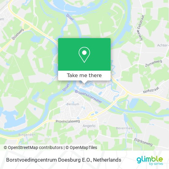 Borstvoedingcentrum Doesburg E.O. Karte