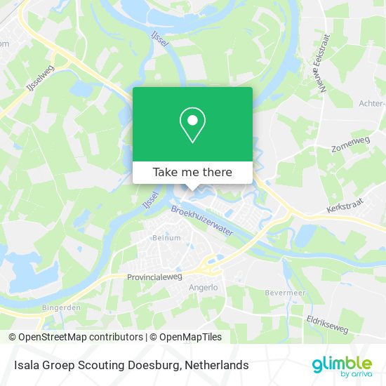 Isala Groep Scouting Doesburg map