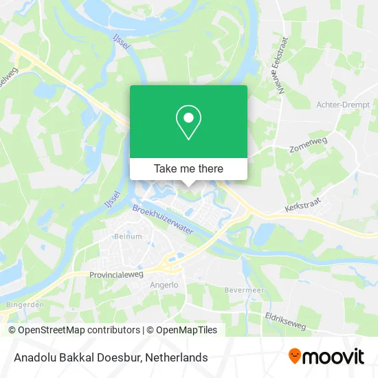 Anadolu Bakkal Doesbur map