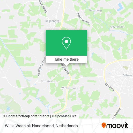 Willie Waenink Handelsond map