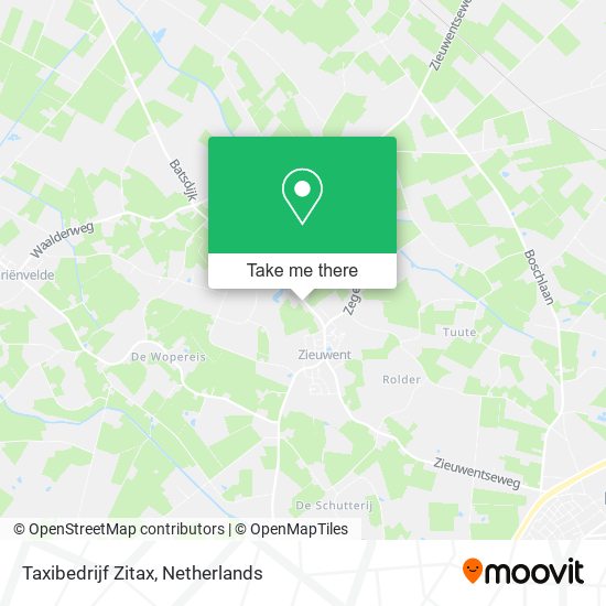 Taxibedrijf Zitax map