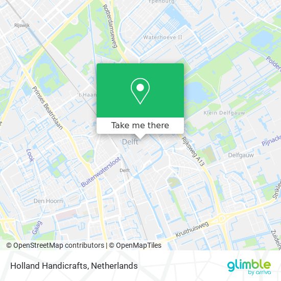 Holland Handicrafts map