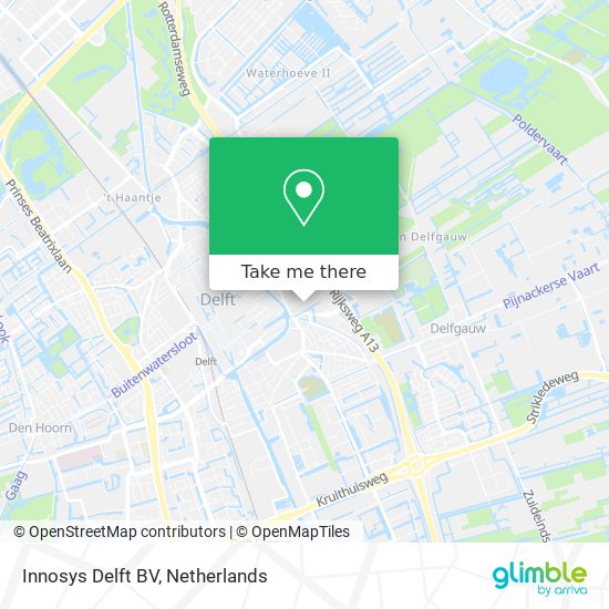 Innosys Delft BV map