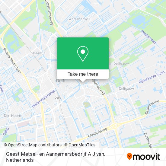 Geest Metsel- en Aannemersbedrijf A J van map