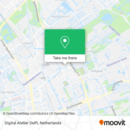 Digital Atelier Delft map