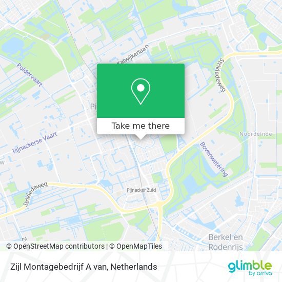 Zijl Montagebedrijf A van map