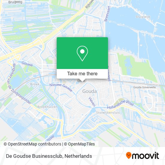 De Goudse Businessclub map