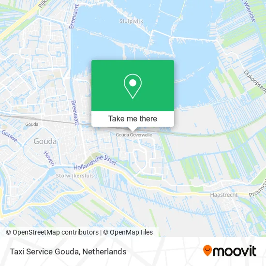 Taxi Service Gouda map
