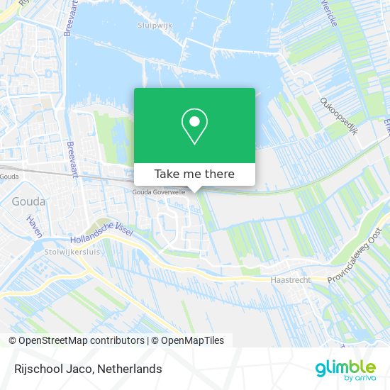 Rijschool Jaco map