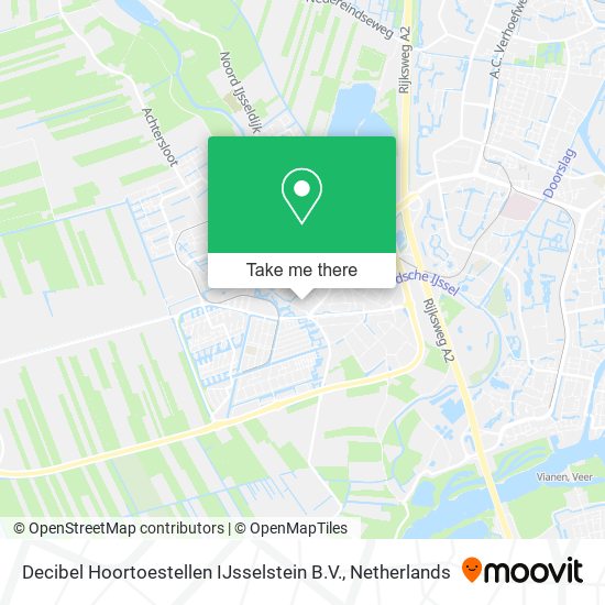 Decibel Hoortoestellen IJsselstein B.V. map