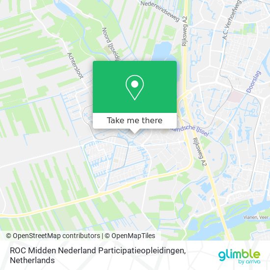 ROC Midden Nederland Participatieopleidingen Karte