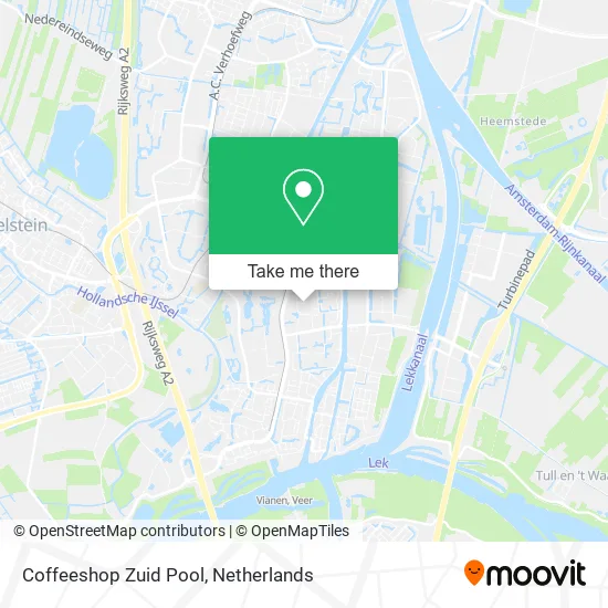 Coffeeshop Zuid Pool map