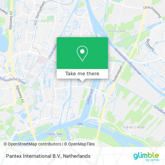 Pantex International B.V. map