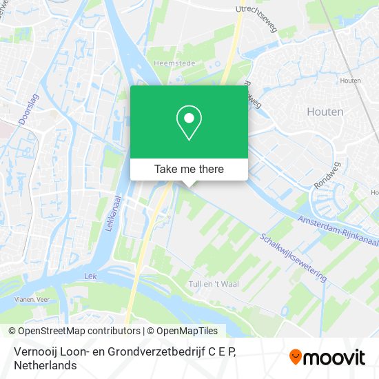 Vernooij Loon- en Grondverzetbedrijf C E P map