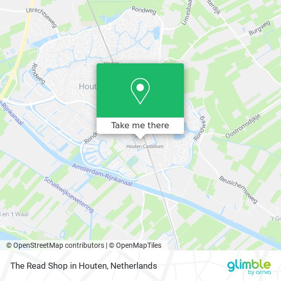 The Read Shop in Houten map