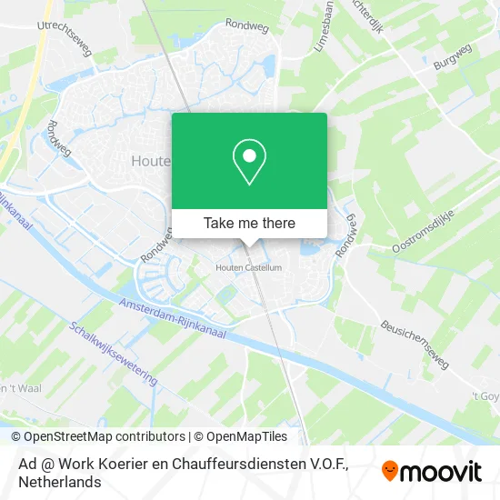 Ad @ Work Koerier en Chauffeursdiensten V.O.F. map
