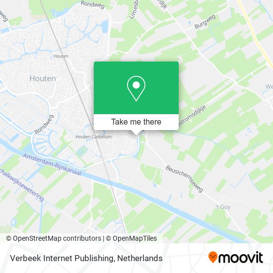 Verbeek Internet Publishing map