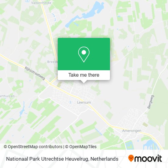 Nationaal Park Utrechtse Heuvelrug map