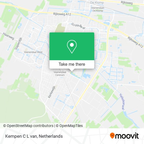 Kempen C L van map