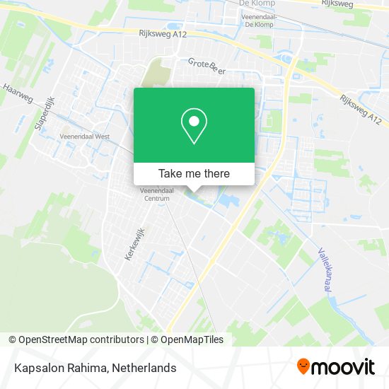 Kapsalon Rahima map