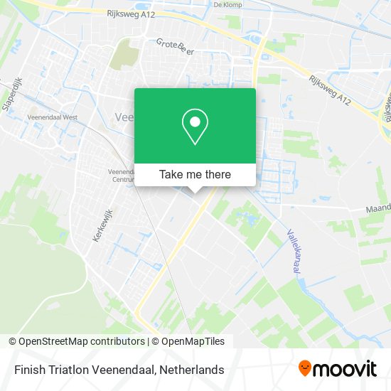 Finish Triatlon Veenendaal Karte