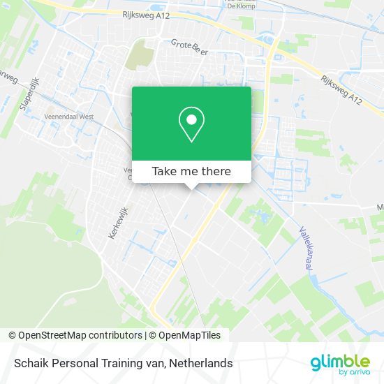 Schaik Personal Training van map