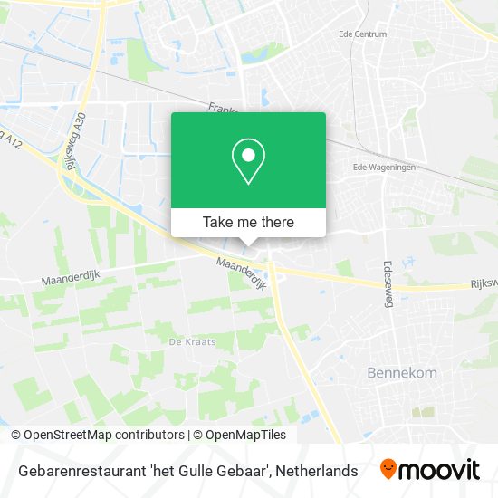 Gebarenrestaurant 'het Gulle Gebaar' map