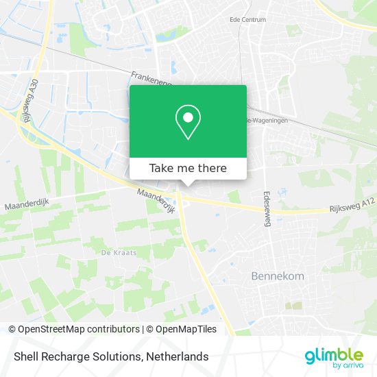 Shell Recharge Solutions map