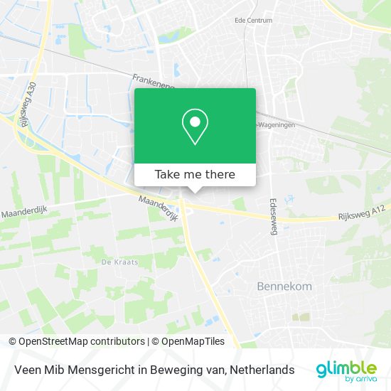 Veen Mib Mensgericht in Beweging van map