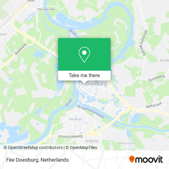 Fèe Doesburg Karte