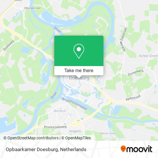 Opbaarkamer Doesburg Karte