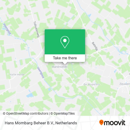 Hans Mombarg Beheer B.V. map