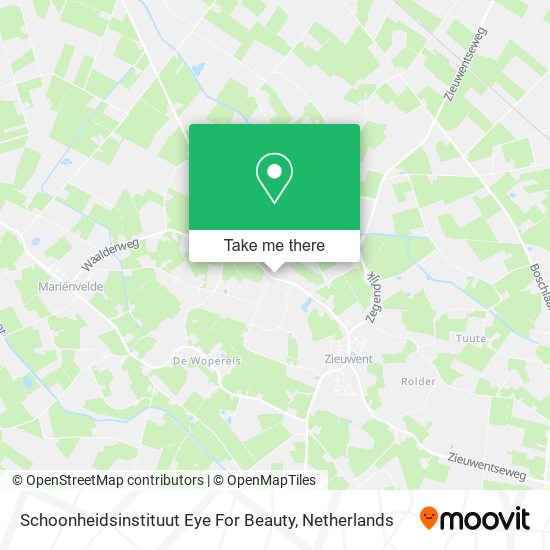 Schoonheidsinstituut Eye For Beauty map