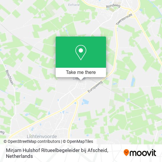 Mirjam Hulshof Ritueelbegeleider bij Afscheid map