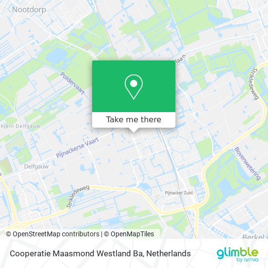 Cooperatie Maasmond Westland Ba map