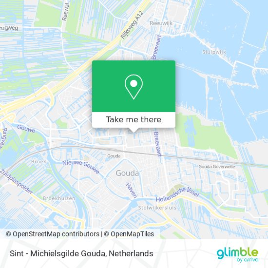 Sint - Michielsgilde Gouda map