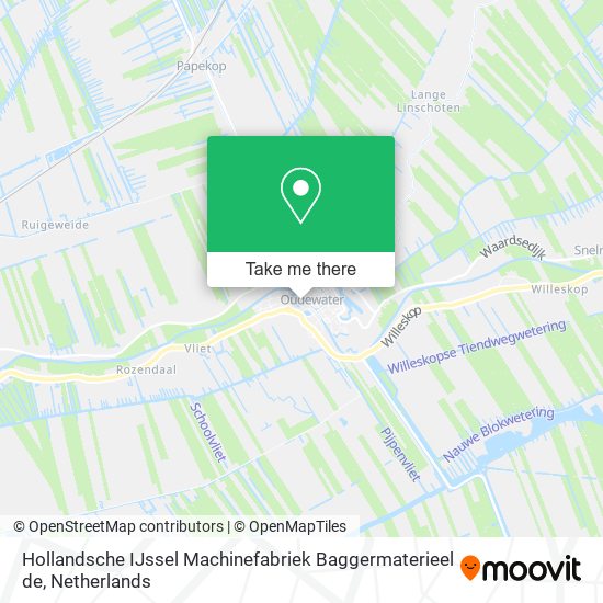 Hollandsche IJssel Machinefabriek Baggermaterieel de Karte