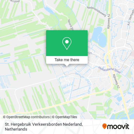 St. Hergebruik Verkeersborden Nederland Karte