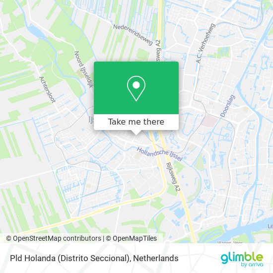 Pld Holanda (Distrito Seccional) map