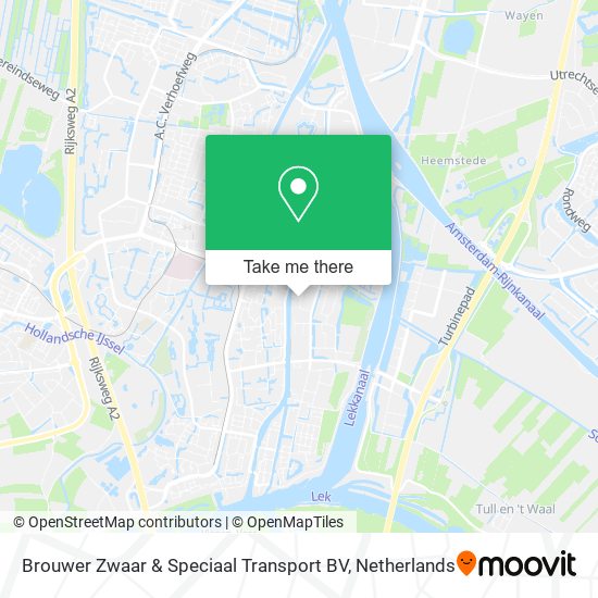 Brouwer Zwaar & Speciaal Transport BV Karte