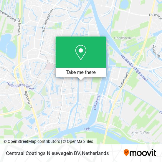 Centraal Coatings Nieuwegein BV map