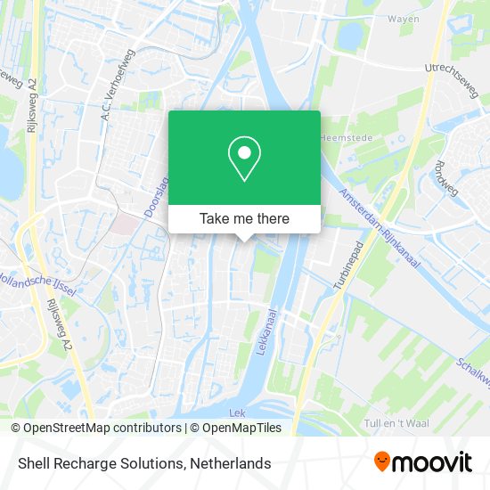 Shell Recharge Solutions map