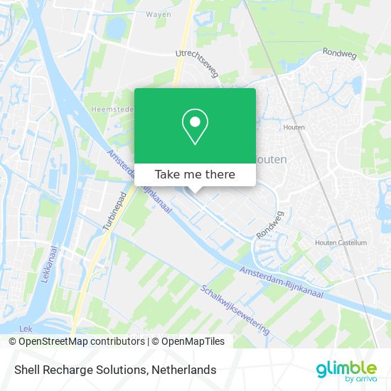 Shell Recharge Solutions map