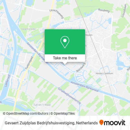 Gevaert Zuijdplas Bedrijfshuisvestiging map