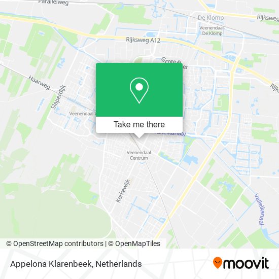 Appelona Klarenbeek map