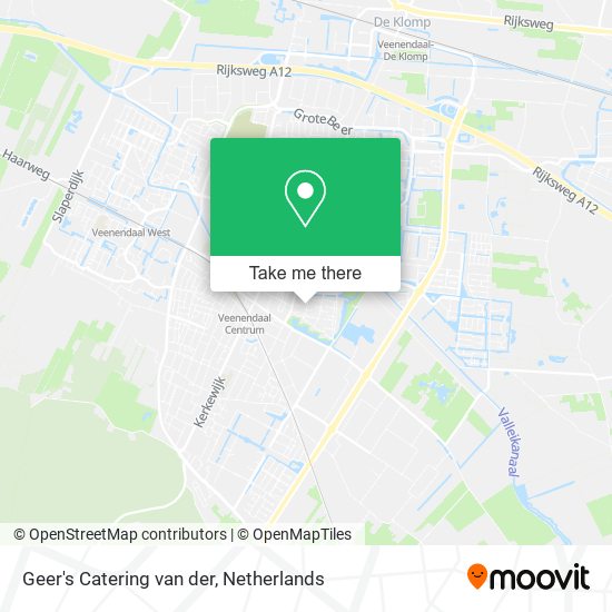 Geer's Catering van der map