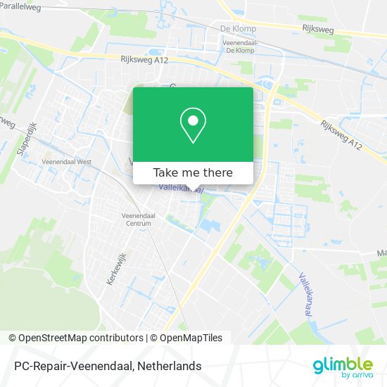 PC-Repair-Veenendaal map