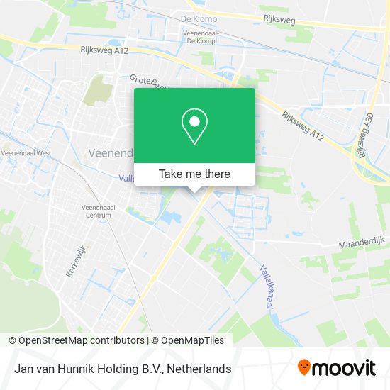Jan van Hunnik Holding B.V. map