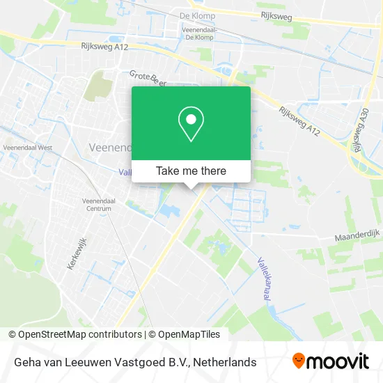 Geha van Leeuwen Vastgoed B.V. map
